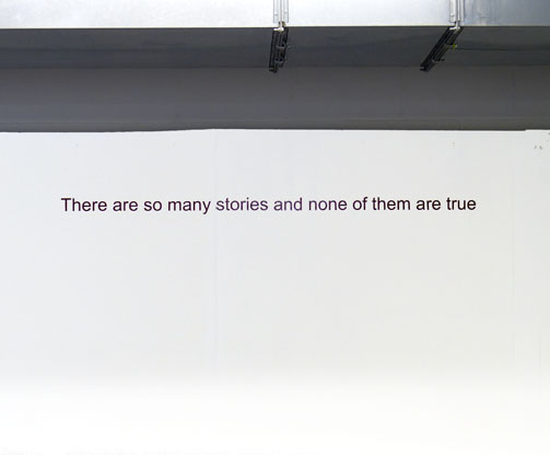 Philip Bradshaw, Installation view, Nothing To Be Done, So Many Stories, 2013